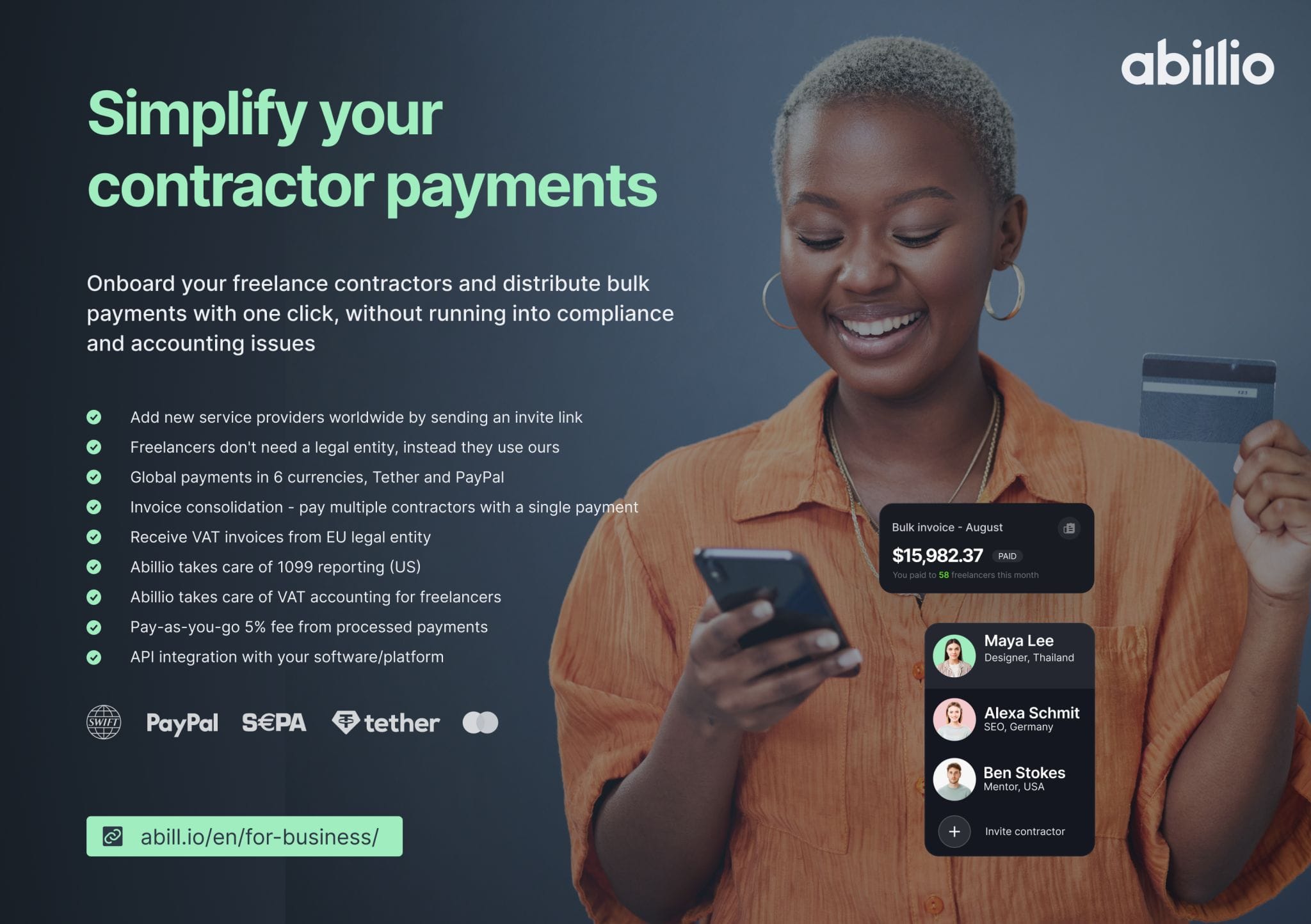 abillio Invoicing and payments platform